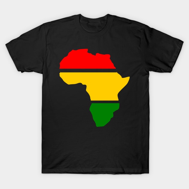 Split Africa T-Shirt by Cargoprints